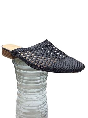 Nine West Black Skylaa2 Slip On Mules Size 10